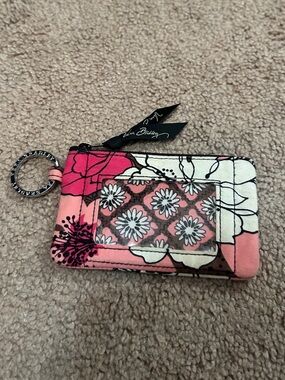 Vera Bradley Pink Floral Card & Key Holder